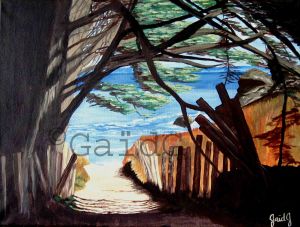 GaidG - Fenêtre sur mer - 40x30cm copier