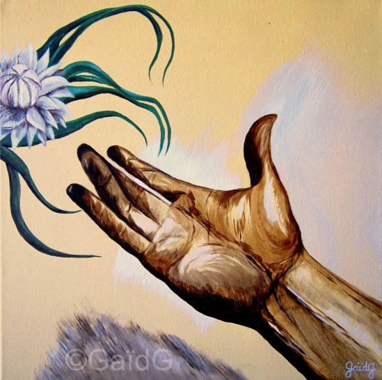 Réconciliation - Acrylique sur toile - 50x50cm