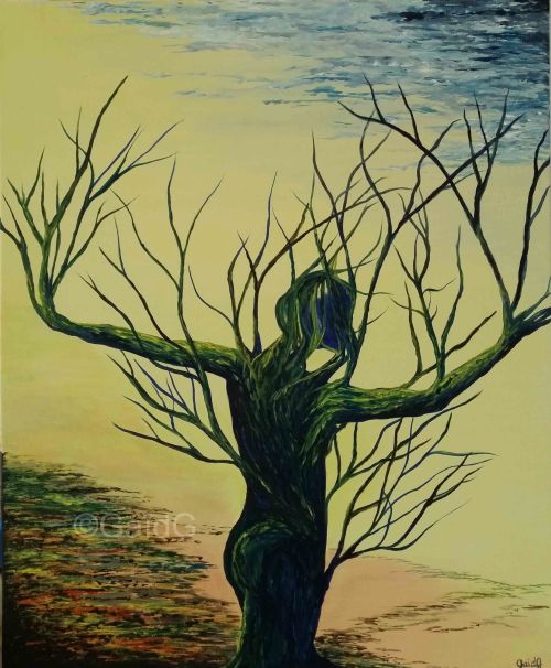 La Danseuse - Acrylique sur toile - 61x50cm