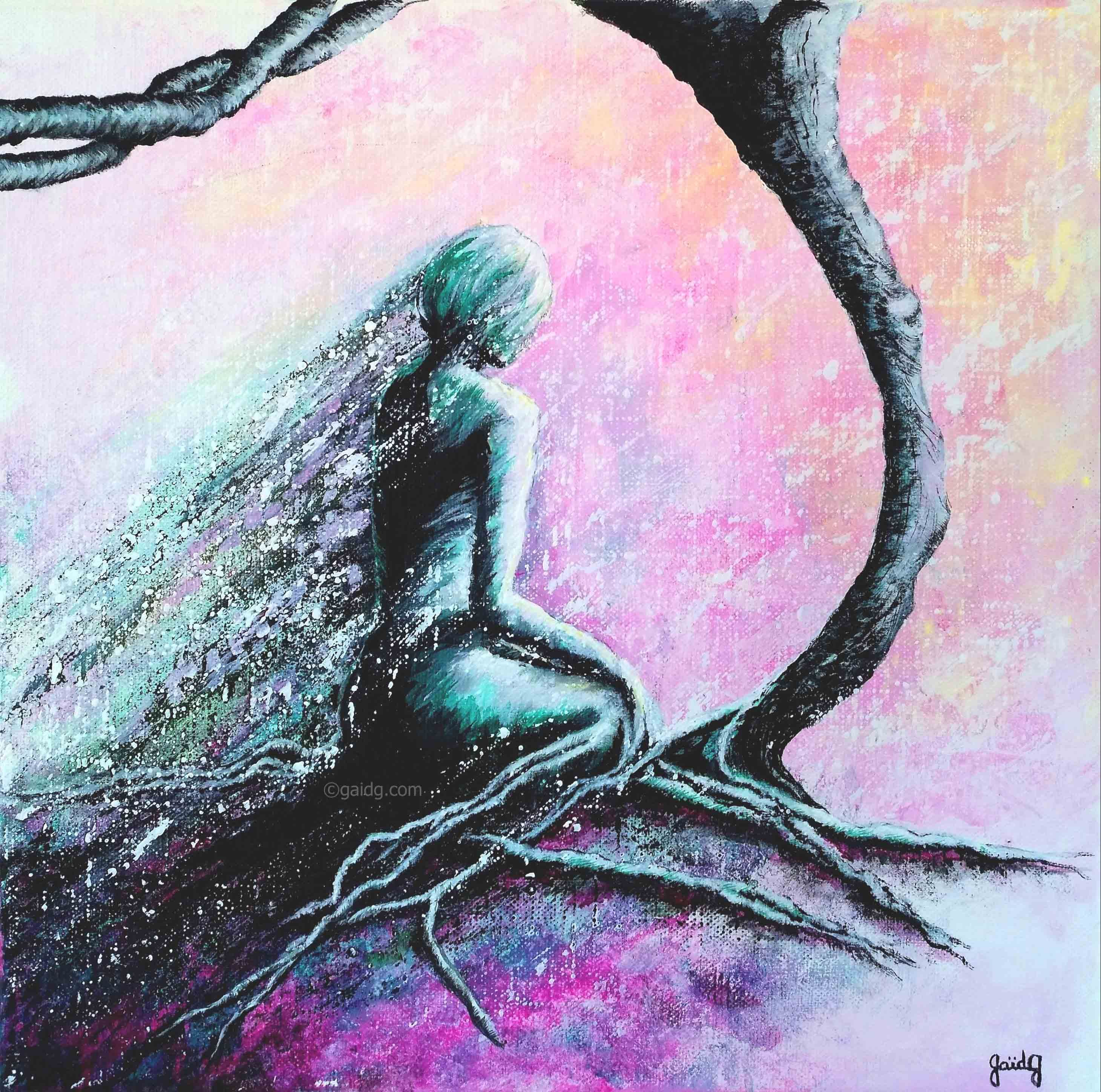GaidG - Méditation - 30x30 cm