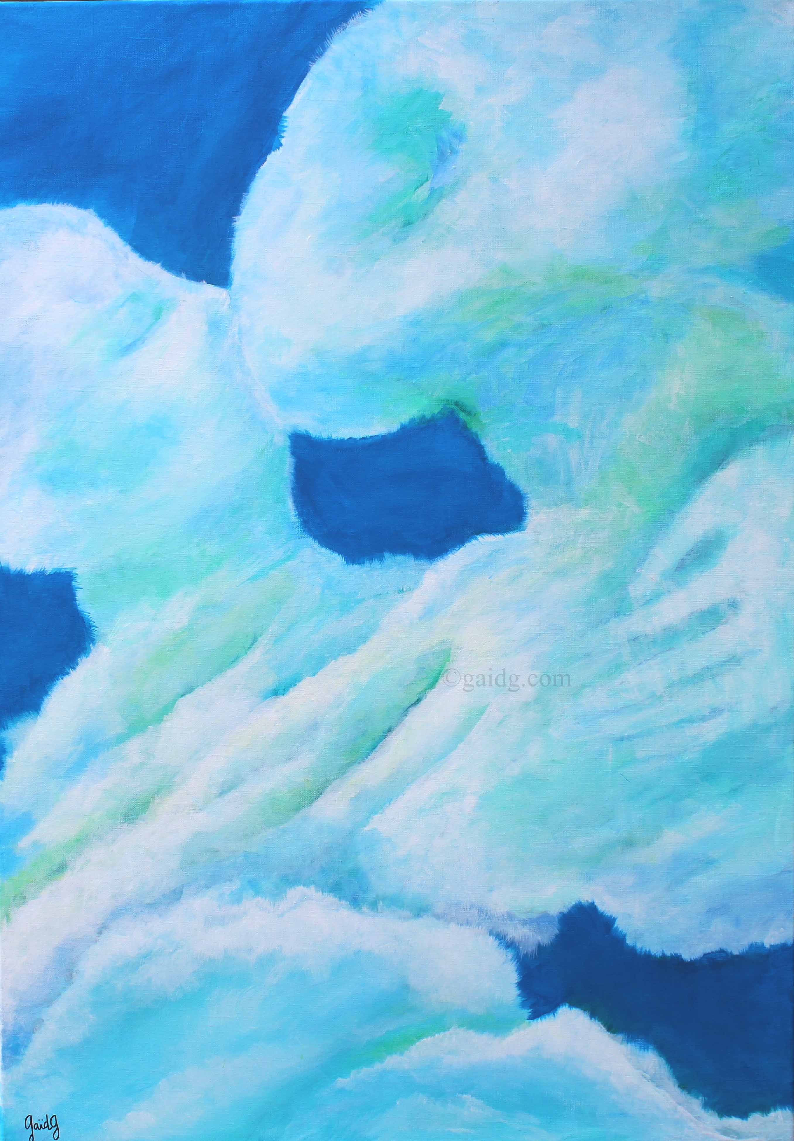GaidG - Nuages amoureux - 70x100 cm
