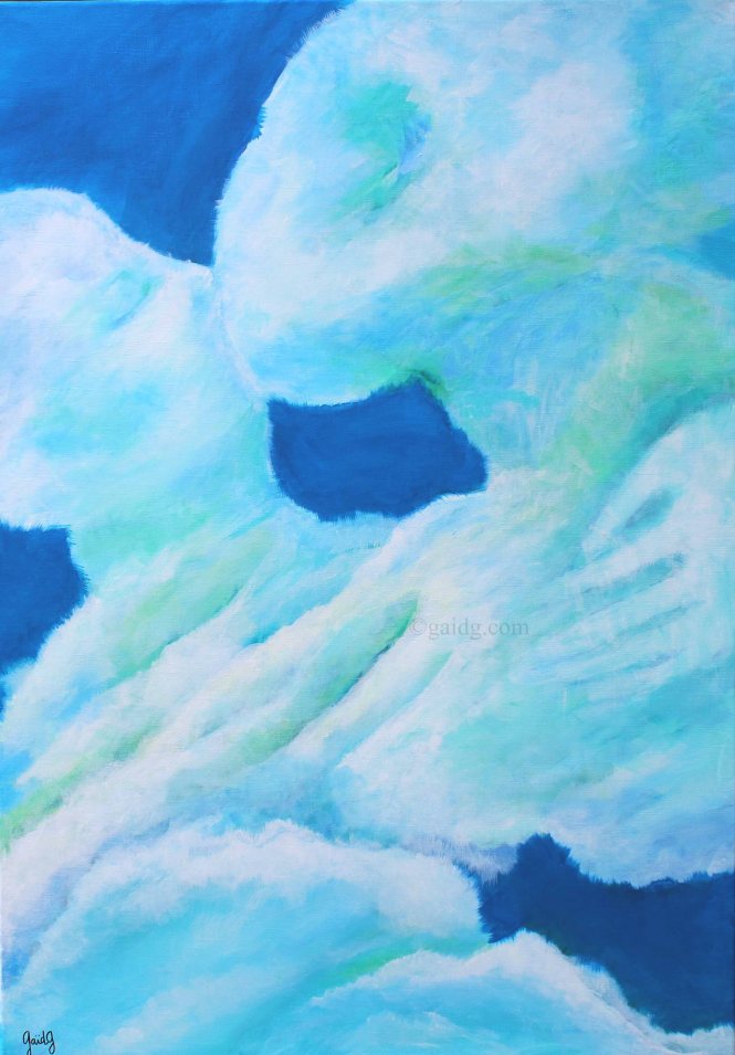 GaidG - Nuages amoureux - 70x100 cm